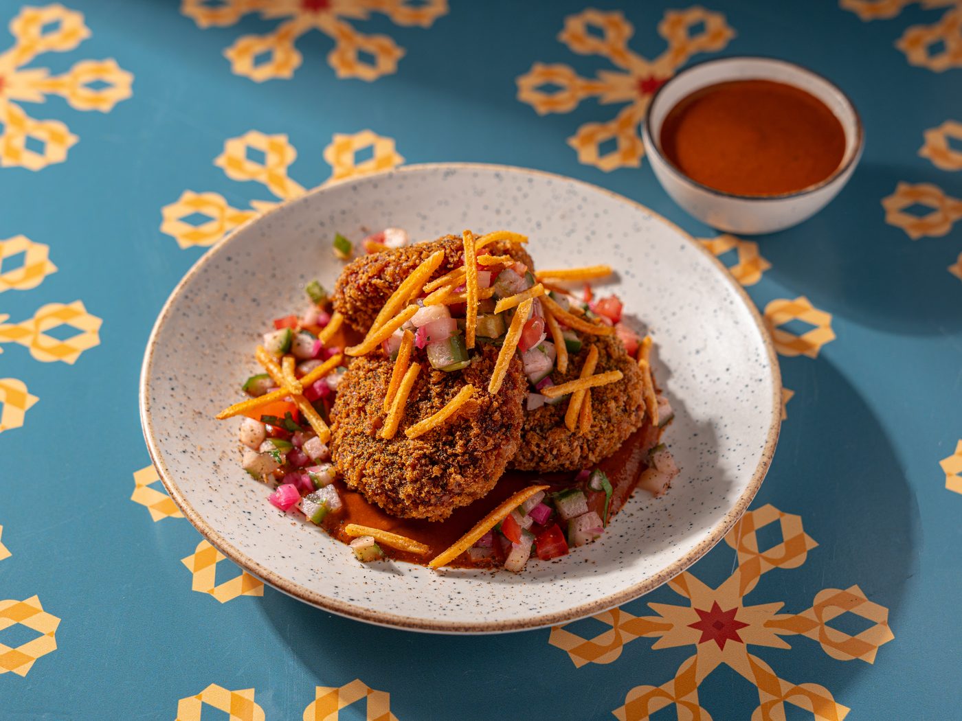 Railway Beetroot Cutlet at Poppadum
