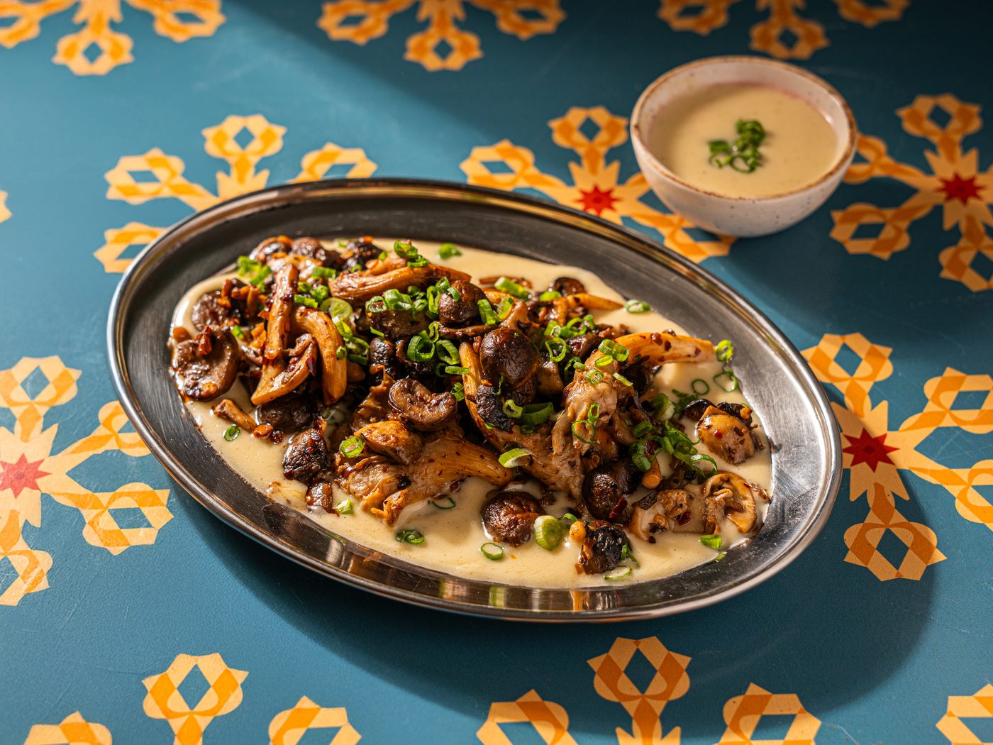 Naga Chilli Mushroom at Poppadum