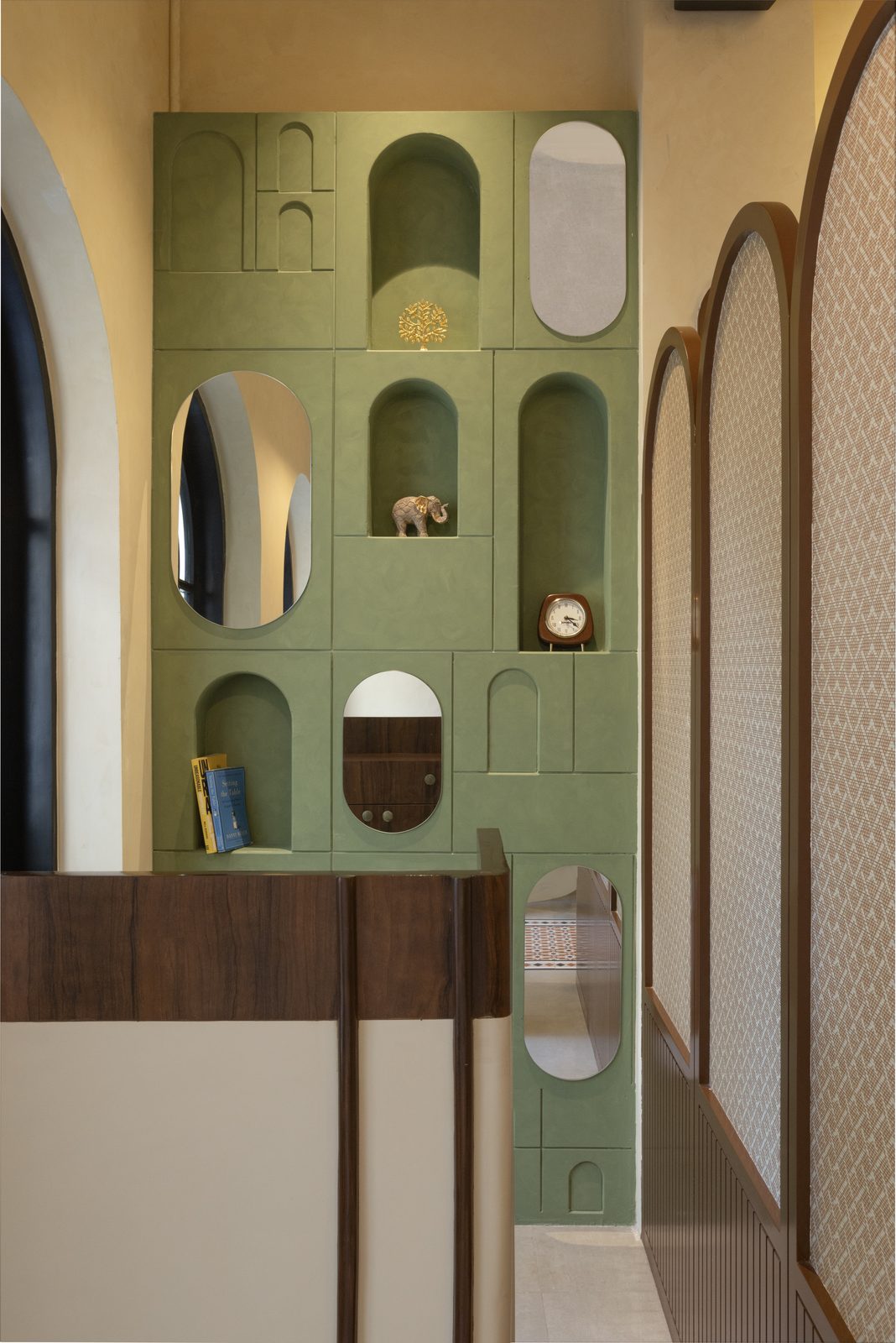 Host desk and entrance at Poppadum